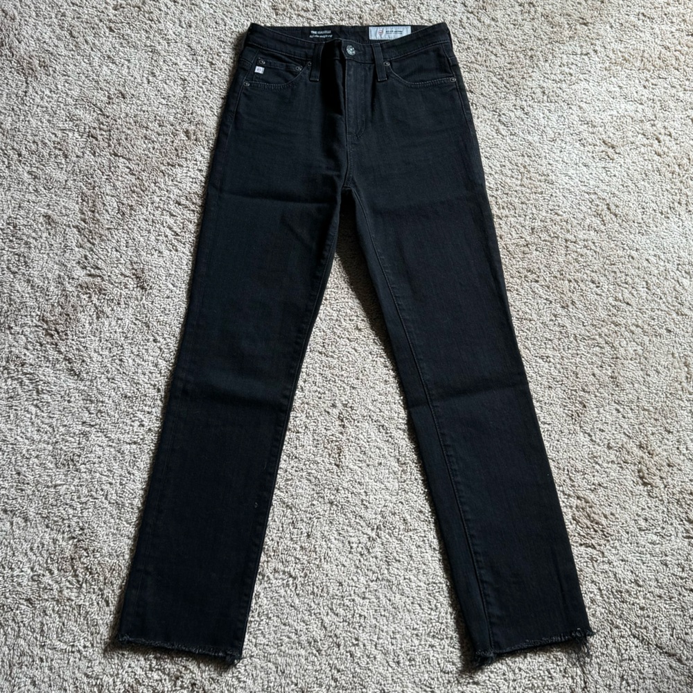 AG jeans Isabelle high rise straight crop
